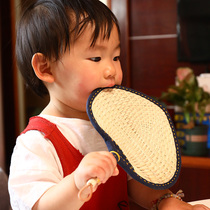 Busfan hand woven old fashioned wrapping home big rattan fan summer na cool portable hand shake baby small fan