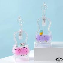 Creative Color Oil Leak Hourglass Leak Timer Oil Drip Drain Liquid Pendulum Table Shine Send Children Student Gift
