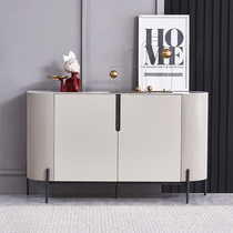 Light luxury Rock board sideboard modern minimalist Italian living room locker integrated Wall High cabinet wine cabinet porch cabinet