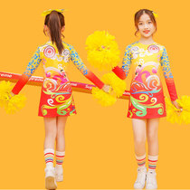 Chinese style cheerleading costume cheerleading aerobics suit team competitive game basketball cheerleading performance suit