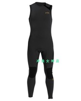 Biilabong surf 2mm cold suit wetsuit wetsuit sleeveless one-piece kite surfing warm black man