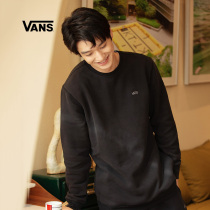 Vans Vans official beige comfortable sports leisure men and women couples pullover round neck collar sweater
