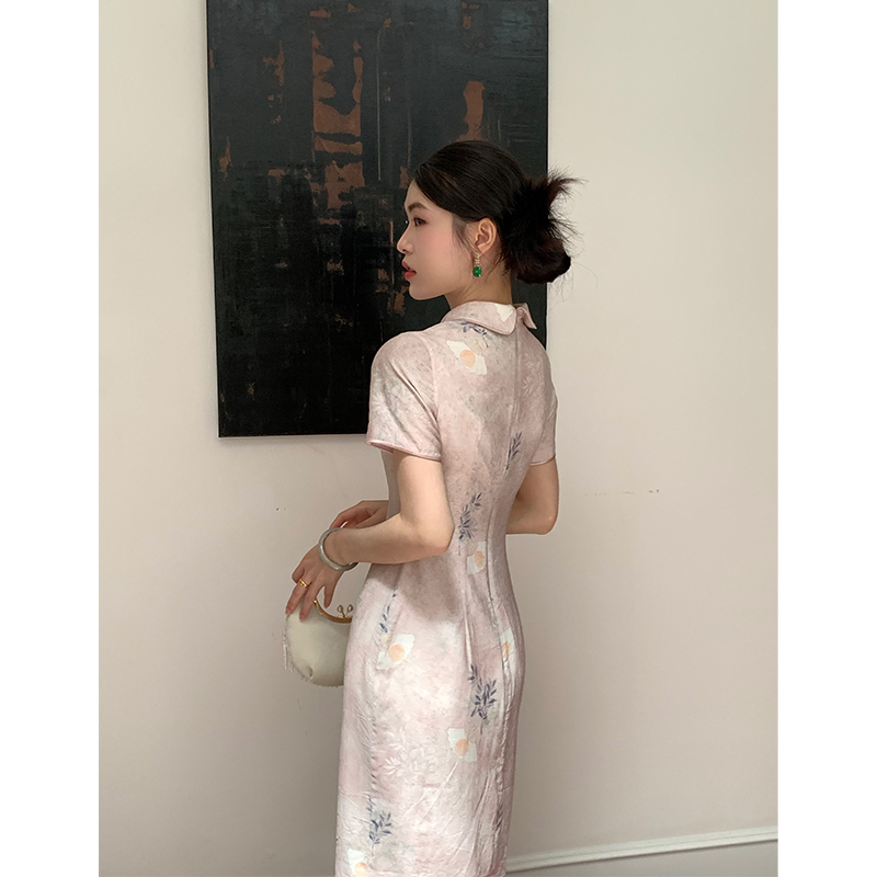 3 つの仕立て屋フェンダイ新しい中国風改良されたチャイナ ドレス毎日美しいガール ドレス新しい夏