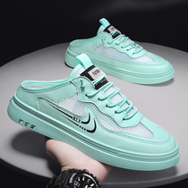 Baotou slippers mens summer outwear Deodorant Net Red Super Fire Superior Sandy Beach Sports Sandals Half Tug Outdoor Tide