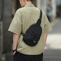 Wood Village Sizzle Mens Slanted Satchel Satchel Casual Sports Backpack Mobile Phone Zero Wallet Business Chest Bag Single Shoulder Bag