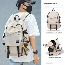 Double Shoulder Bag Mens Large Capacity Day Ensemble Brief Casual Men Travel Computer Backpacks Fashion Trends College Students Bag