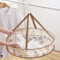 Net simple hanging shade hanger underwear clothes clothes basket drying large net bag flat drying basket cool clothes bag