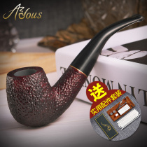 Herdoshi pipe shingnan wood pipe hand filter pipe curved pipe pipe pipe tobacco male AS918