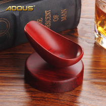Aidoushi pipe frame accessories supplies Mahogany pipe seat Solid wood monocular pipe frame base Seat-type single bucket