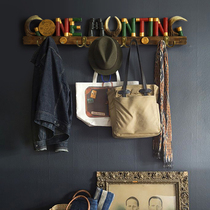 American Countryside Decoration Wall-mounted Hood Hooded Hanger Creative Clothing Shop Home Genguan Doorway Personality Key Hook