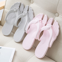 Travel portable folding travel slippers Seaside vacation non-slip beach shoes Men and women swimming slippers outdoor sandals