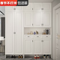 Shoe cabinet home door large capacity porch cabinet integrated wall hall cabinet modern simple multifunctional door shoe cabinet