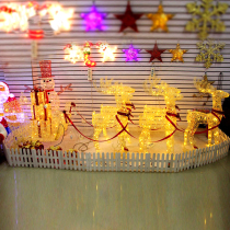 Christmas Deer Car Luminous Deer Car Ware Iron Deer Light Tower Tree Christmas Tree Hotel Hall Decoration