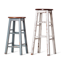 American bar stool Solid wood bar stool Old vintage bar stool Bar stool Bar stool High stool High chair Front desk chair