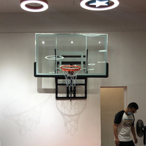Basketball rack Wall-mounted outdoor standard hoop dunk basketball frame Childrens indoor shooting rebounding can lift the basket