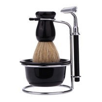 Moustache brush Beard brush Shaving brush Shaving brush Mens soft hair beard brush Repair hair salon hit foam soap