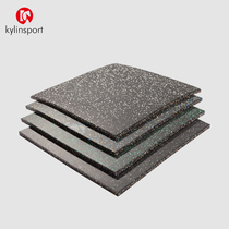 Gym floor mat Rubber sound insulation shock absorption floor mat Sports floor Functional plastic floor rubber dumbbell barbell mat