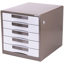 Cabinet of 9702 five (5) metal lock desktop chest of drawers cabinet desktop cabinet