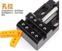  Heavy-duty household small table vise workbench fixture Mini table vise Table vise Pliers Flat mouth pliers