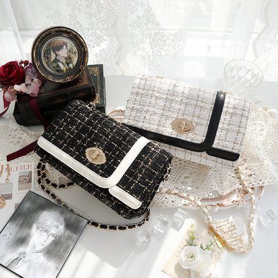 taobao agent Genuine small bag, shoulder bag, universal bag strap, Chanel style, Lolita style