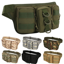 WZJP no thief outdoor riding sports military fans camouflage tactical small pocket triple bag wallet men and women