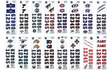 Hockey helmet number sticker helmet sticker ice hockey number sticker ice hockey fan sticker sticker