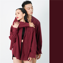 Tu Yi TZ202 modern dance shirt spring and autumn thick practice clothes for men and women with loose long sleeve dance clothes