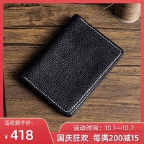 FDB super soft series manual drivers license leather case male multi-function leather card bag female cowhide driving license card holder