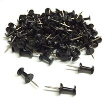 Buy 2 get 1 free black I-shaped nail kindergarten pushpin creative cork board nail painting pushpin 100