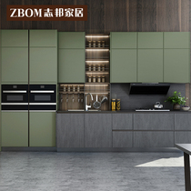 Zhibang cabinet custom kitchen overall decoration modern open home Assembly custom quartz stone moloa