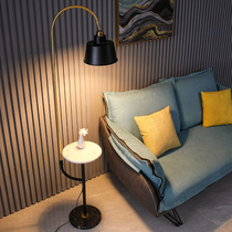 Nordic fishing floor lamp Coffee table integrated living room Bedroom bedside lamp Simple modern reading light luxury vertical table lamp
