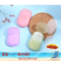 Japan portable mini travel Rose Green Tea Lavender Fresh Decontamination Foam Soap Hand soap Paper