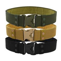Outdoor tactical belt Junior High School High School College students military training outside belt security patrol training security equipment