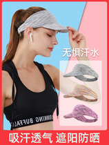 Sports head with empty cap summer outdoor sunshade sunscreen for men and women breathable riding running cap