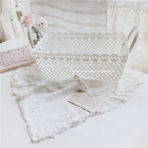 Laceshabby imports retro French rural hand - woven hook lace to hold basket baskets 2