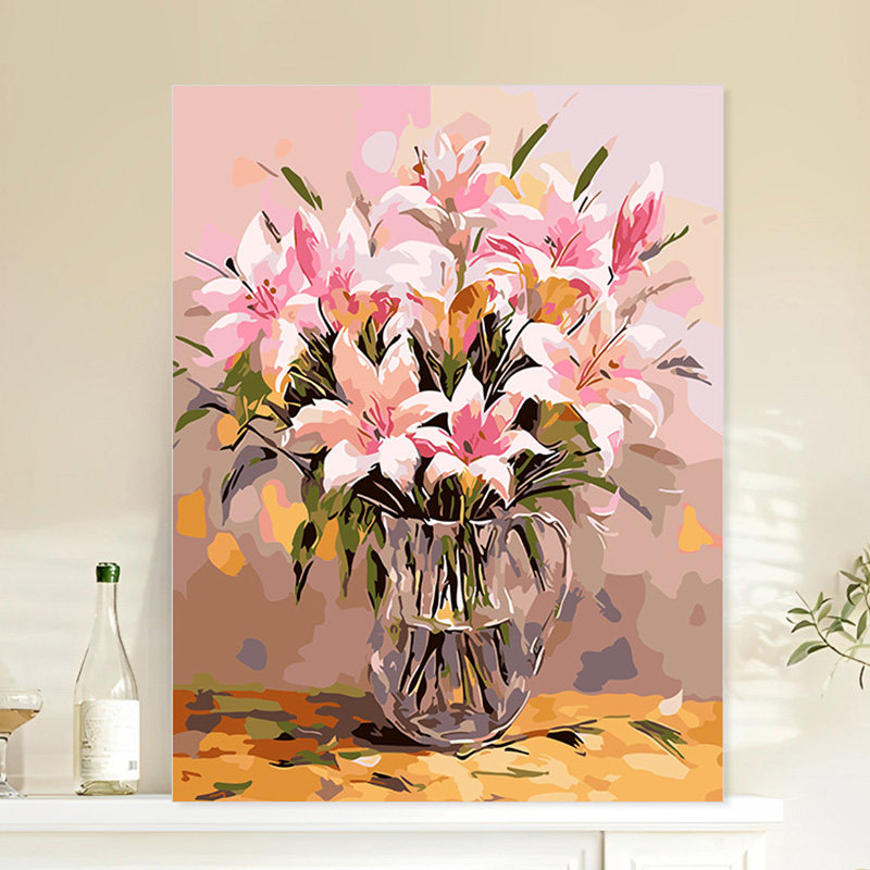 油画百合花-油画百合花促销价格、油画百合花品牌- 淘宝