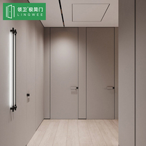 Bedroom Door Light Lavish Invisible Door Background Wall Living-room All-without Frame Door Extremely Narrow Washroom Door Aluminum Honeycomb Eco Door