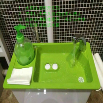 All-in-use bathroom with hand washing household toilet energy-saving squatting toilet energy-saving plastic large flushing water tank