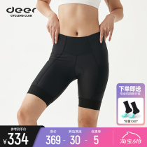 deer deer (Qingyun S) light cycling pants womens road bike summer shorts Italian sponge pants pad