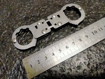 Stainless steel precision thumb SM keychain keychain