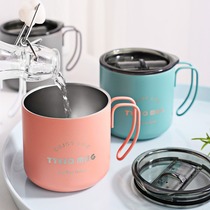 Camping picnic fashion 304 double stainless steel cup coffee cup outdoor camping Cup light teacup mug