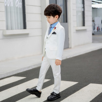Korean childrens dress suit flower boy vest suit British boy host suit boy piano performance suit