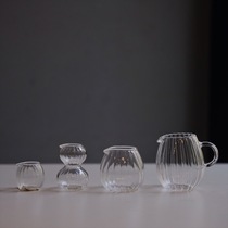 (Spot) Japan mini thin glass small milk cup 15cc 80cc 120cc
