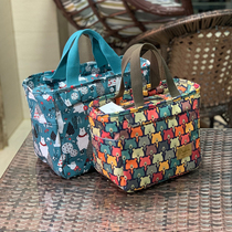 Waterproof thick aluminum foil insulated lunch box bag office workers with rice Hand bag warm lunch bag large capacity meal bag