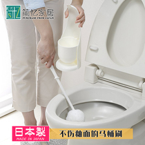 Japan imported sanko toilet brush round head soft brush toilet toilet cleaning brush long handle toilet brush
