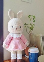 Small shop crochet graphic doll tutorial free time handmade GCT126 cute pet bunny holding eggs (middle)