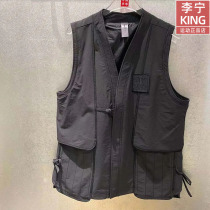 Li Ning 2021 Winter new X Jackie Chan Kung Fu series vest men embroidery leisure loose sportswear AMDR053