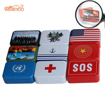 Outdoor field survival tools Knife Emergency kit Combination set SOS life-saving box Survival box Self-help box First aid kit
