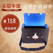 Large pure cowhide medicine box pure leather clinic Small Medium head skin Factory Direct