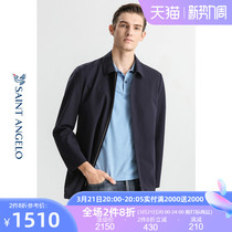 Newsbirds Spring 2021 New Mens Business Casual Long Style Wind Suit Classic Cadre Capsized Collar Jacket
